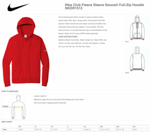 Load image into Gallery viewer, GHS Tennis Full-Zip Hoodie by Nike in Grey Htr
