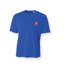 Load image into Gallery viewer, GHS My Court SS Unisex DriFit Tennis Tee in Blue
