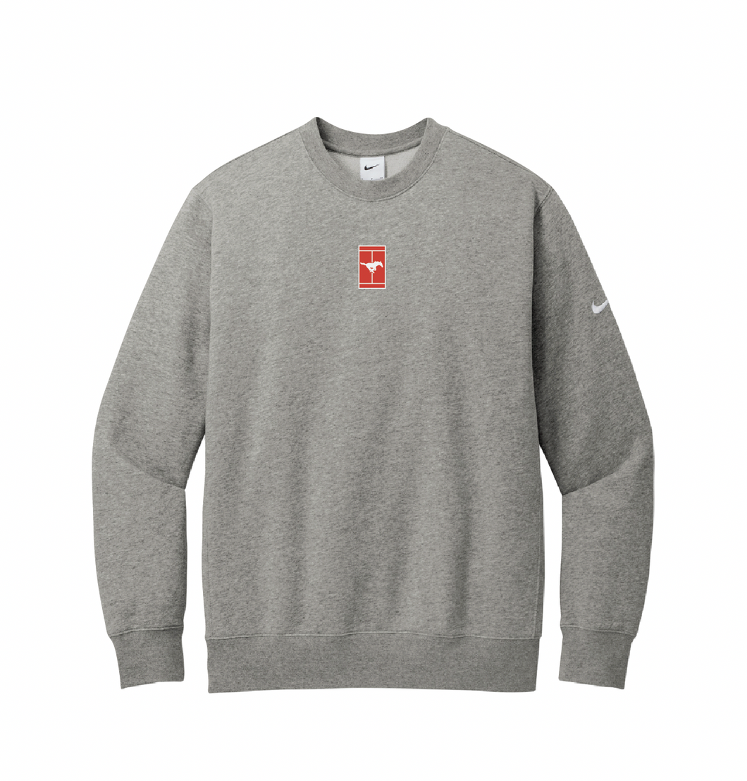 GHS Tennis Crew Pullover by Nike in Grey Htr