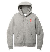 Load image into Gallery viewer, GHS Tennis Full-Zip Hoodie by Nike in Grey Htr
