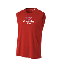 Load image into Gallery viewer, GHS Mens Soccer Reppin&#39; Sleeveless DriFit in Red
