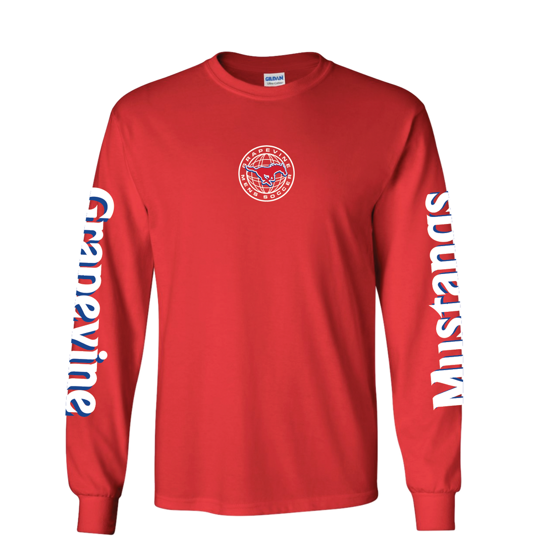 GHS Dbl Down Red LS Tee