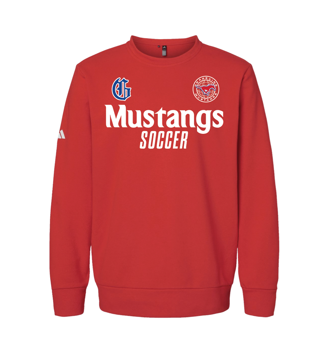 Mens Soccer FC Red Crew Sweatshirt by adidas