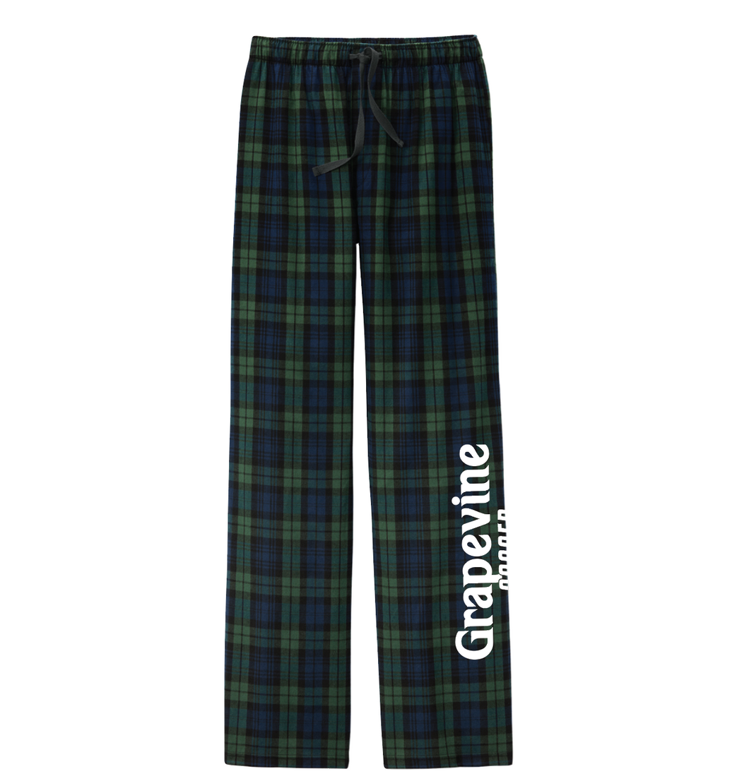 Mens Mustangs Soccer Flannel Pajama Pants in Team Holiday