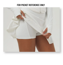 Load image into Gallery viewer, 2025 Love-Love Sport Pocket Tennis Skirt in White
