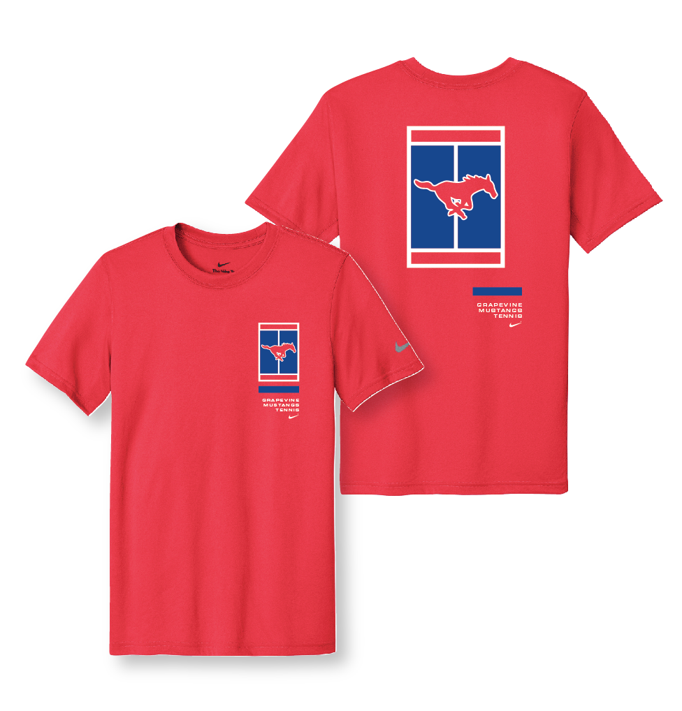 On Tour SS DriFit Tee in Red by Nike