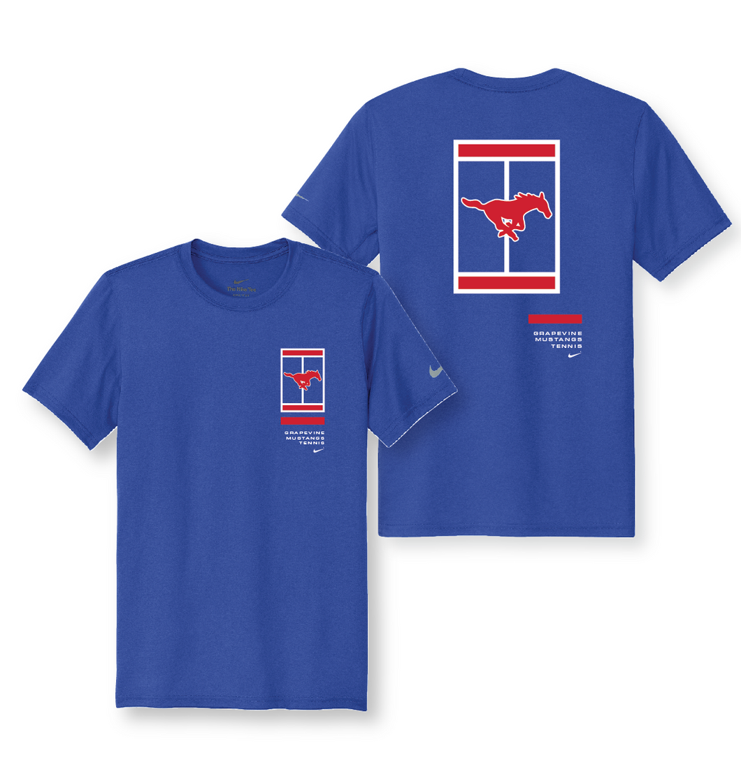 On Tour SS DriFit Tee in Blue by Nike