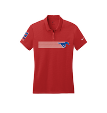 Load image into Gallery viewer, 2025 On Tour Ladies Tennis Polo in Red by Nike
