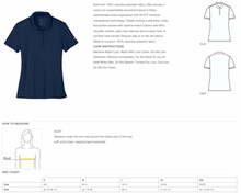 Load image into Gallery viewer, 2025 On Tour Ladies Tennis Polo in Red by Nike
