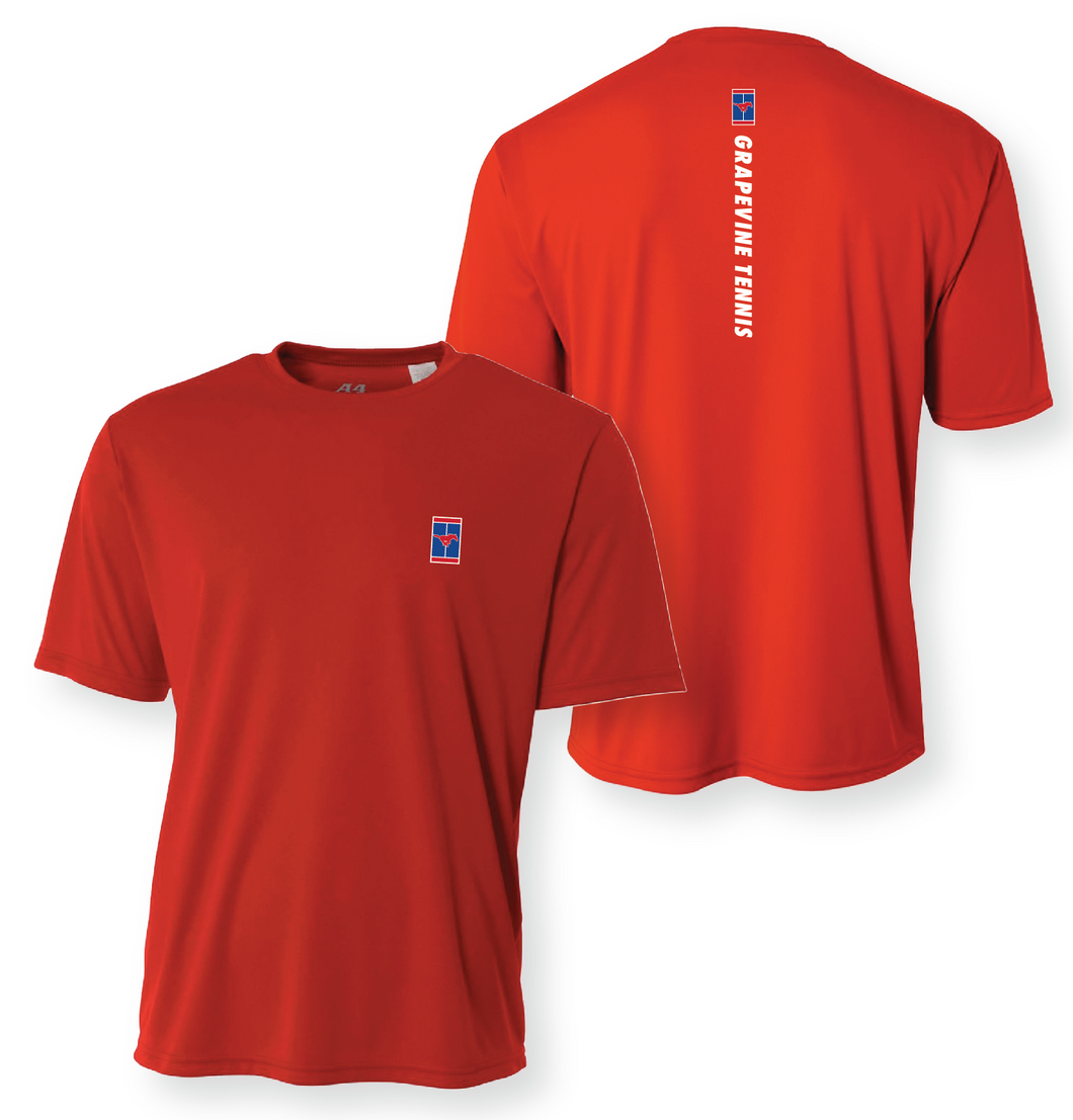2025 Deuce SS Unisex DriFit Tennis Tee in Red