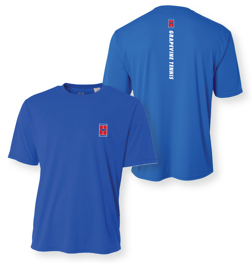 2025 Deuce SS Unisex DriFit Tennis Tee in Blue