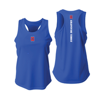 Load image into Gallery viewer, 2025 My Court Girls DriFit Tennis Racerback Tank in Blue
