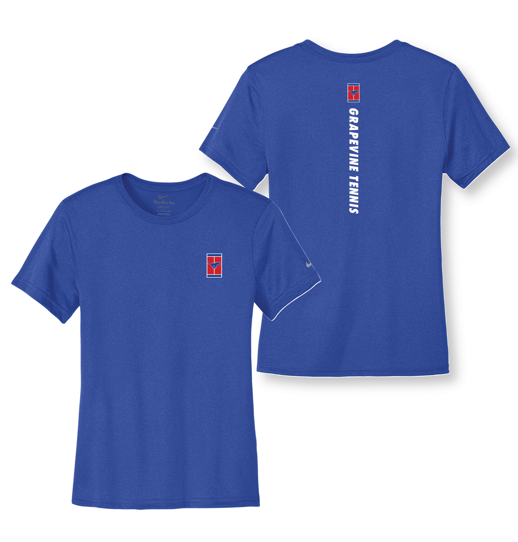 2025 Deuce Ladies SS DriFit Tee in Blue by Nike