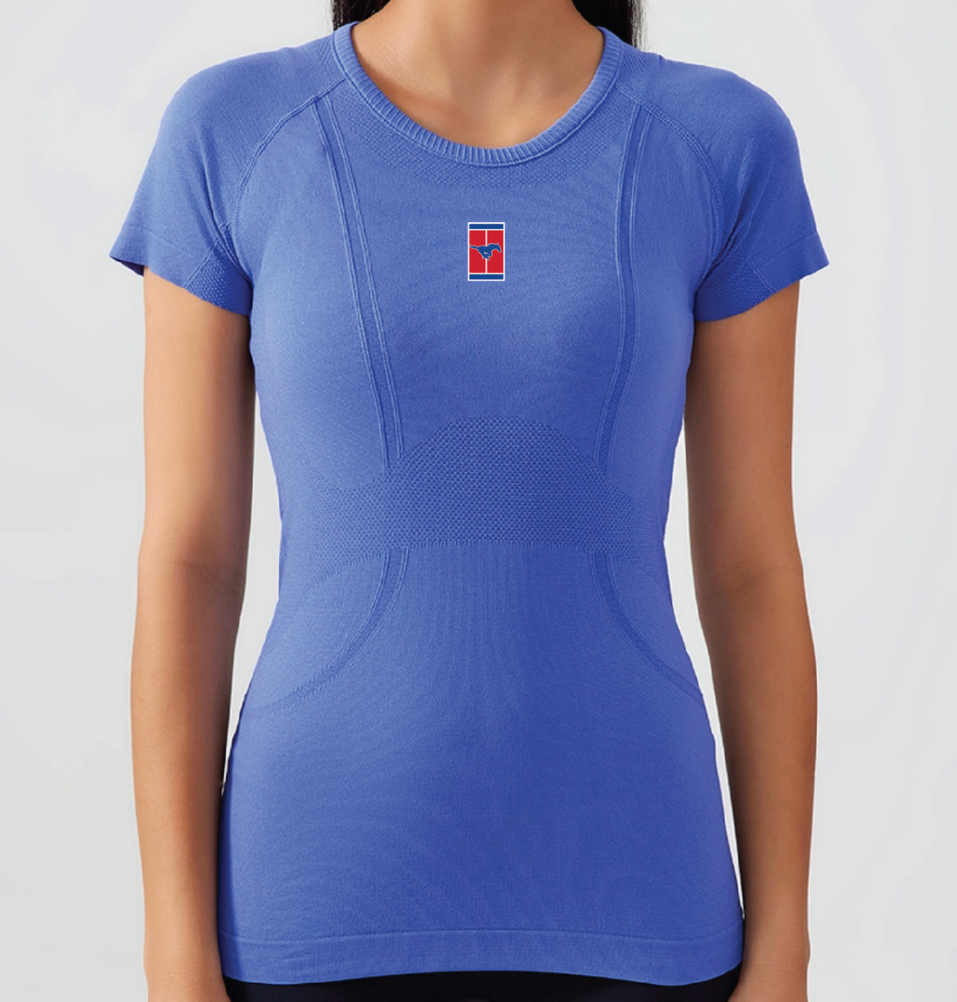 2025 Grand Slam Ladies SS Sport Tee in Blue