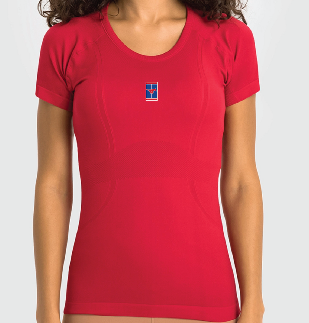 2025 Grand Slam Ladies SS Sport Tee in Red