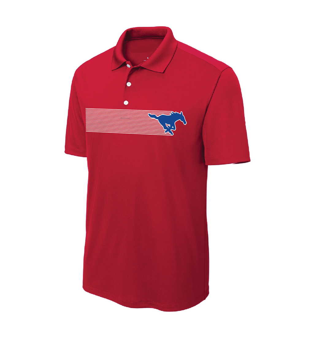 2025 On Tour Tennis Polo in Red
