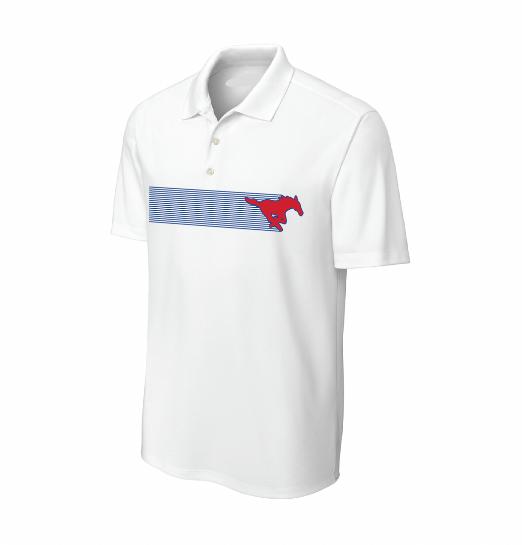 2025 On Tour Tennis Polo in White