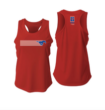 Load image into Gallery viewer, 2025 On Tour Girls DriFit Tennis Racerback Tank in Red
