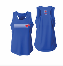 Load image into Gallery viewer, 2025 On Tour Girls DriFit Tennis Racerback Tank in Blue
