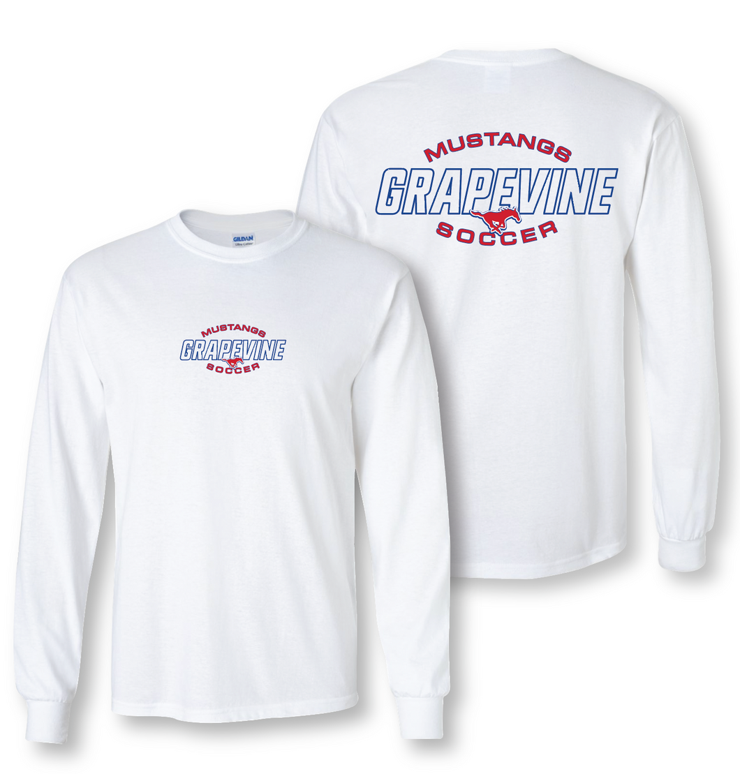 GHS Soccer Advantage White LS Tee
