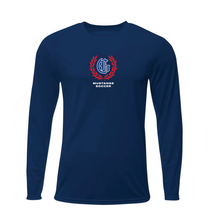 Load image into Gallery viewer, Mens Soccer Premier LS DriFit Tee in Navy
