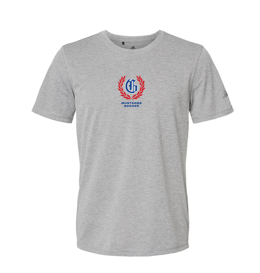 GHS Mens Soccer PREMIER SS Unisex Blended Tee in Grey Htr by adidas