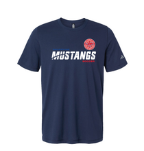 Load image into Gallery viewer, GHS Mens Soccer UNITED SS Unisex Blended Tee in Navy by adidas

