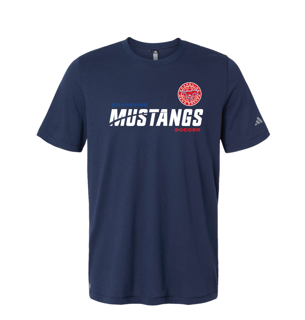 GHS Mens Soccer UNITED SS Unisex Blended Tee in Navy by adidas