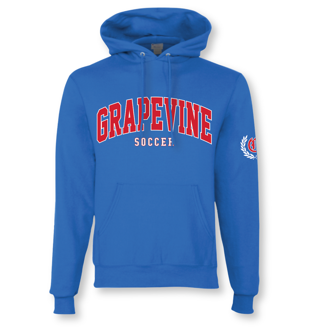 Mens Soccer Headliner PO Hoodie by Champion in Blue