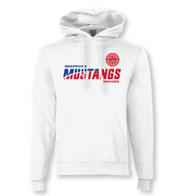 Load image into Gallery viewer, Mens Soccer UNITED PO Hoodie by Champion in White
