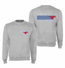 Load image into Gallery viewer, GHS 2025 Tennis Winter Volley Kit — Crew Sweatshirt in Grey Htr
