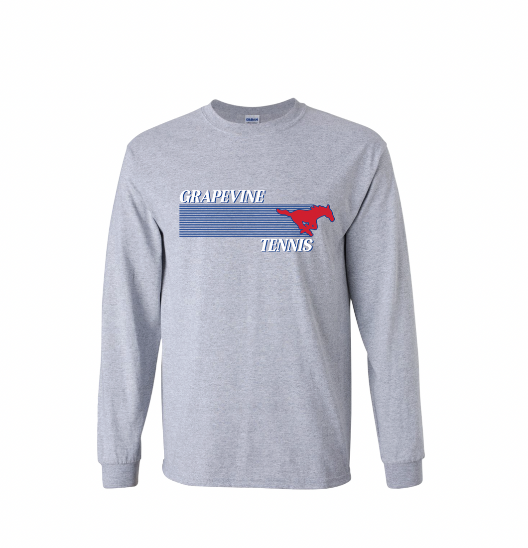 GHS 2025 Tennis Winter Kit — LS Tee in Grey Htr
