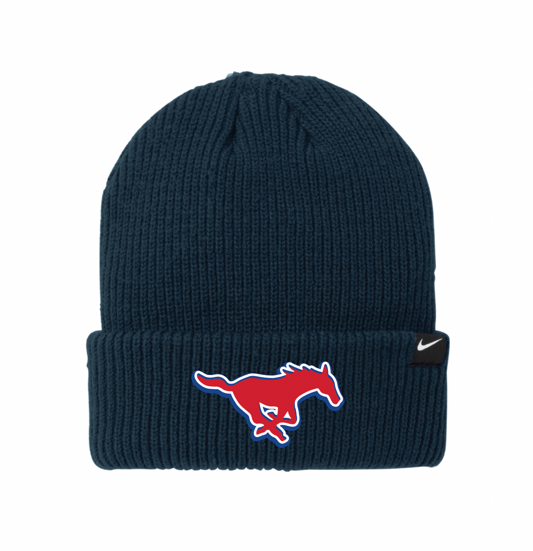 GHS Ribbed Beanie by Nike in Navy