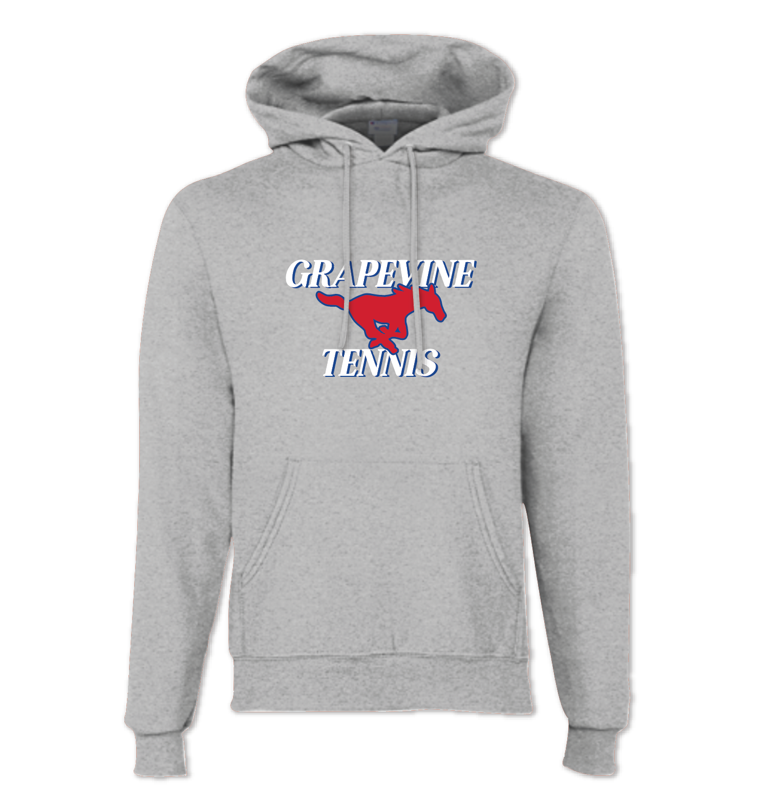 GHS 2025 Tennis Winter GSM Kit — PO Hoodie in Grey Htr – Grapevine