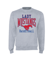 Load image into Gallery viewer, Lady Stang Crew Sweatshirt in Grey Htr
