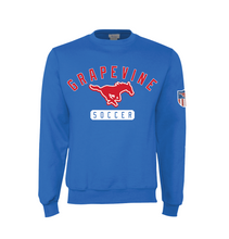 Load image into Gallery viewer, On The Pitch Crew Sweatshirt in Blue
