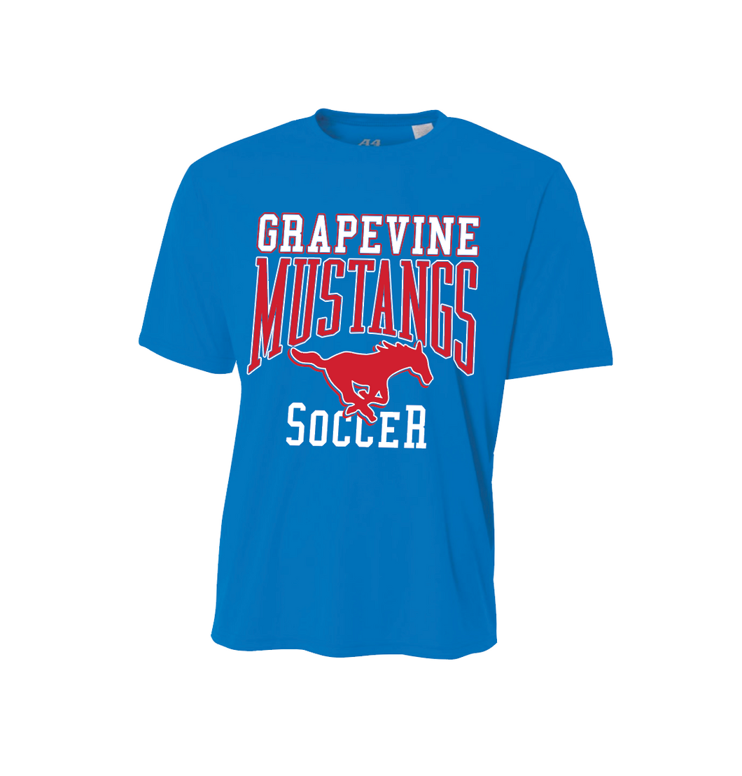 Soccer Stack DriFit SS Tee in Blue
